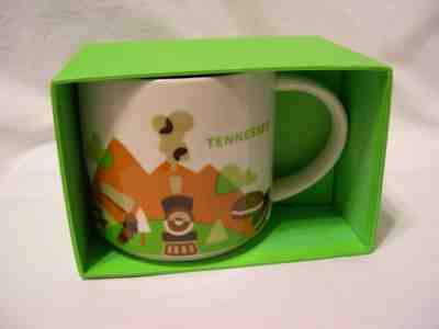 Starbucks Coffee Cup Mug You are Here 2014 Tennessee 14 oz - Sold on eBay Nov, 25th 2018 for $8.95