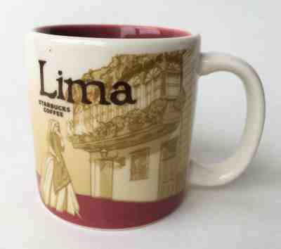 Starbucks Coffee 2014 Global Icon Series Lima Mug Cup 3oz Mini Espresso  - Sold on eBay Nov, 25th 2018 for $25.20