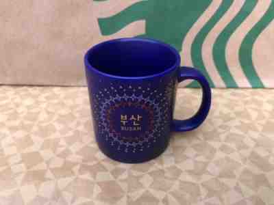 Starbucks Korean Artsy Mug- BUSAN BLUE - Fireworks-Demi Mug 2014 3oz NEW - Sold on eBay Nov, 24th 2018 for $17.90
