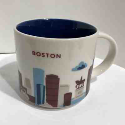 Starbucks Boston 2014 Mug Coffee 14 oz You Are Here Collection Ceramic Cup - Sold on eBay Nov, 24th 2018 for $27.00