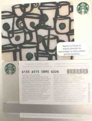 2015 MEXICO STARBUCKS CUPS GIFT CARD #6135 NO VALUE MINT SPECIAL EDITION - Sold on eBay Nov, 25th 2018 for $3.99