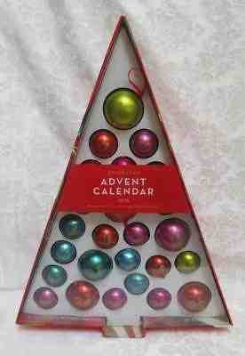 Starbucks 2015 Advent Calendar 25 Tin Ball Ornaments in Christmas Tree No Candy - Sold on eBay Nov, 25th 2018 for $19.00