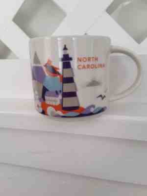 New Starbucks North Carolina Coffee Mug Cup 2015 YOU ARE HERE Collection - Sold on eBay Nov, 24th 2018 for $19.99