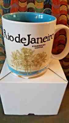 STARBUCKS ~ Rio De Janiero ~ Global Icon Mug ~16oz (New) Brazil NWT 2015 - Sold on eBay Nov, 24th 2018 for $29.99