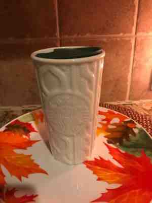 Starbucks Coffee Siren Sweater 10 oz Travel Mug Tumbler 2016 Cable Knit - Sold on eBay Nov, 25th 2018 for $20.00
