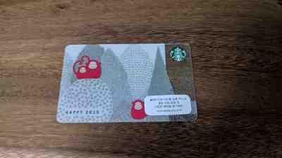 NEW Starbucks Korea 2016 Monkey NEW YEAR Card with Case Free shipping!! - Sold on eBay Nov, 24th 2018 for $4.00