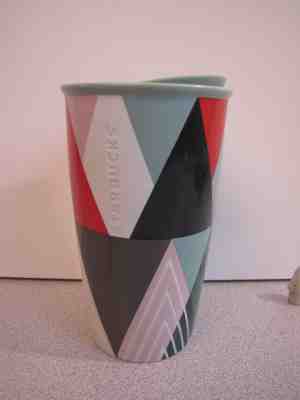 Starbucks 2017 Holiday Christmas Winter Trees Ceramic Tumbler Mug - Sold on eBay Nov, 25th 2018 for $22.00