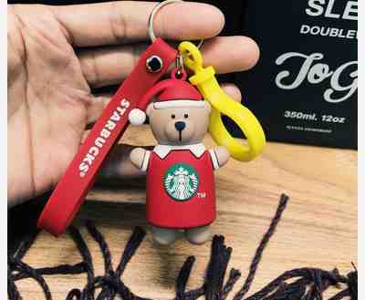 New Starbucks 2017 China Merry Christmas Red Bear Keychain Bearista Keyring Cute - Sold on eBay Nov, 25th 2018 for $9.99