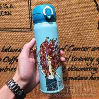 Starbucks, Kitchen, Very Rare Limited Edition Starbucks Termos  Mermaidsiren Tumbler