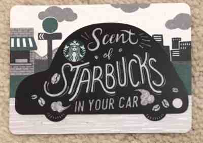 Starbucks 2017 Korea Drive Thru Car Die Cut Card - Sold on eBay Nov, 24th 2018 for $6.39