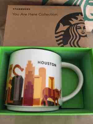 Starbucks Coffee 2017 14oz YAH Mug HOUSTON Texas You Are Here Collection NWT box - Sold on eBay Nov, 24th 2018 for $19.95