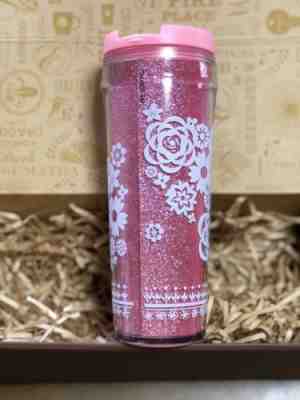 Starbucks Japan Christmas Holiday 2018 Glittering glowing gorgeous tumbler? - Sold on eBay Nov, 25th 2018 for $27.88