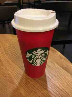 Starbucks Red Reusable Holiday Cup 2018 - Sold on eBay Nov, 25th 2018 for $8.99