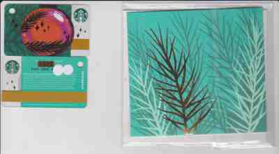 Hungary Starbucks card,No value,PIN intact2018 Christmas Mini with greeting card - Sold on eBay Nov, 25th 2018 for $8.00