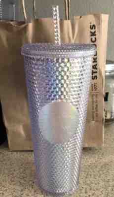 Starbucks 2018 Holiday Iridescent Glitter Traveler Tumbler Cold Cup - Sold on eBay Nov, 25th 2018 for $37.79