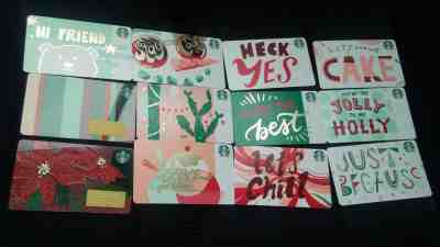 55 NEW STARBUCKS 2018 CHRISTMAS HOLIDAY GIFT CARD SET  - Sold on eBay Nov, 25th 2018 for $14.00