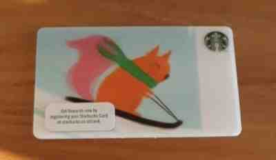 Starbucks Card Indonesia 2018 - Squirrel x 2cards - Sold on eBay Nov, 25th 2018 for $16.78