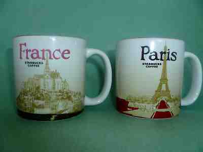 Starbucks Paris & France Mini Mug Espresso Demi Demitasse Cups 3 oz 2018  - Sold on eBay Nov, 24th 2018 for $24.99