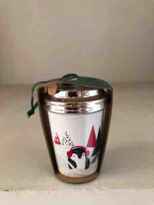 Starbucks 2016 Chrome Penguin Trees Christmas Ornament Limited Edition NWT RARE - Sold on eBay Nov, 27th 2018 for $10.00
