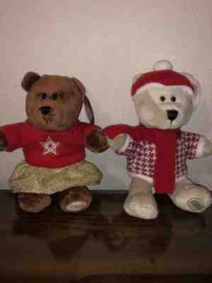2 Starbucks Bearista Bears Plush 2018 Christmas Limited Edition 10' Tall NWT!! - Sold on eBay Nov, 27th 2018 for $55.00