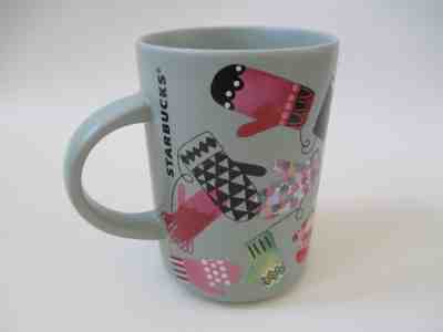 Starbucks 2017 Green Mittens Christmas Holiday Limited Edition Mug Cup 12 oz - Sold on eBay Nov, 27th 2018 for $11.99