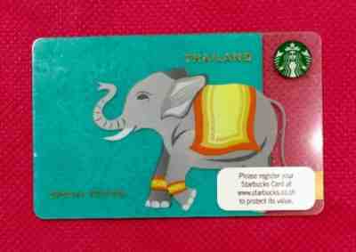 Starbucks Card Thailand "Elephant 15th Thai Anniversary 2013" Limited Edition - Sold on eBay Nov, 26th 2018 for $4.99