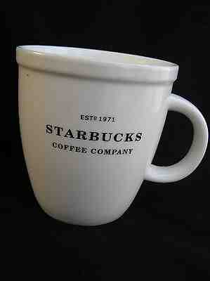Original Starbucks Barista 2006 16 oz. White Mug Starbucks Coffee Co. Est. 1971 - Sold on eBay Nov, 26th 2018 for $12.99