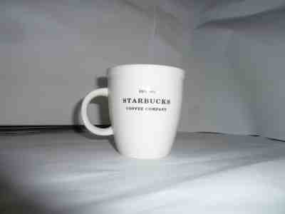 2006 Starbucks Mug 18 oz. White Abbey Est 1971 Barista Coffee cup - Sold on eBay Nov, 26th 2018 for $6.20