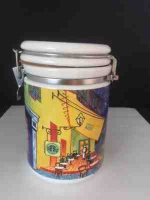Van Gogh Terrace at Night Canister by G Borrows for Starbucks 1994 - Sold on eBay Sep, 2nd 2018 for $29.00