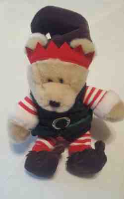 Starbucks Coffee Company Bearista Christmas Holiday Elf Bear 2001 Stuffed Animal - Sold on eBay Nov, 25th 2018 for $15.29