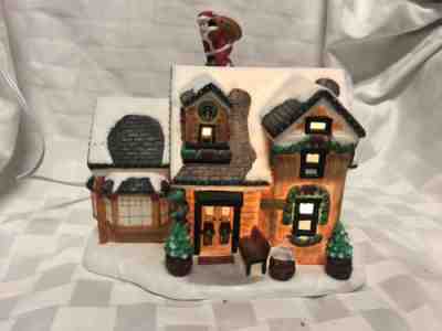 Starbucks 2001 HOLIDAY HOUSE 8.75" Porcelain Christmas. Damage To Item - Sold on eBay Oct, 29th 2018 for $29.00