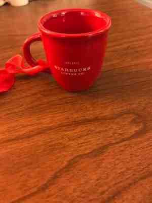 Rare Starbucks Coffee 2002 Red Abbey Mug Christmas Holiday Ornament - Sold on eBay Nov, 27th 2018 for $11.50
