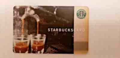 2002 OLD LOGO Double Shot Starbucks Card #6008 RARE AND HARD TO FIND - Sold on eBay Nov, 26th 2018 for $65.00
