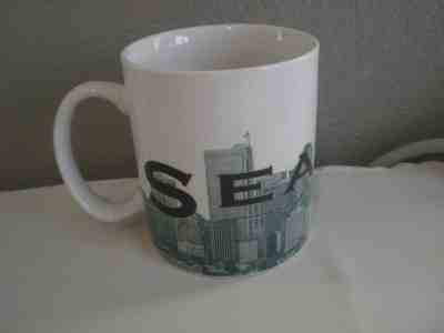 Seattle Starbucks Coffee Mug 2002 Barista 16oz Emerald City  - Sold on eBay Nov, 25th 2018 for $4.99