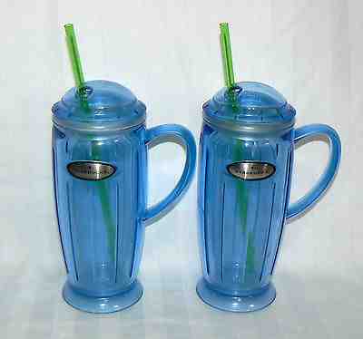 STARBUCKS COLD ICED DRINK MUG / ACRYLIC ROCKET TUMBLERS / PAIR 16oz / 2003 - Sold on eBay Nov, 28th 2018 for $17.81