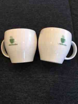 Set of 2 Starbucks 2003 Barista Light Green Espresso Steaming Mug Cup 7.5oz - Sold on eBay Nov, 27th 2018 for $9.00