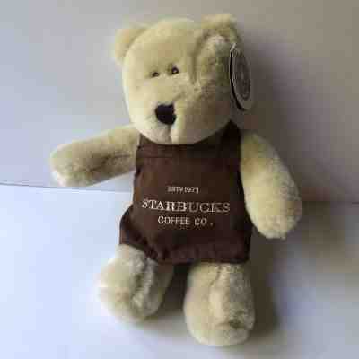 Starbucks Bearista Bear 2003 Plush Special Edition with Tags Pike Place Store - Sold on eBay Nov, 26th 2018 for $8.99