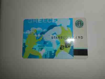 2004 USA 'GREECE' Starbucks Card - Sold on eBay Nov, 25th 2018 for $8.00