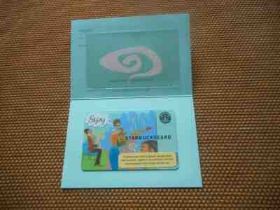 2004 USA 'GEM MINT' "ENJOY" Starbucks Card+ One HTF 'GEM MINT' Matching Sleeve - Sold on eBay Nov, 25th 2018 for $10.00
