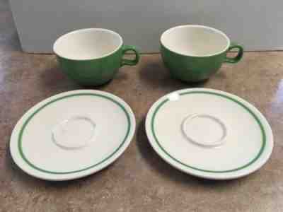 Two Starbucks 2004 Cappuccino Tea Coffee Cup and Saucer Set At Home Collection - Sold on eBay Oct, 31st 2018 for $4.99