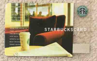 Starbucks 2004 Comfy Red Sofa Card - Sold on eBay Oct, 31st 2018 for $3.99