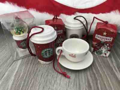 Starbucks Christmas Ornament Lot COLLECTABLE, Globe, 2007, 2005,2011... - Sold on eBay Nov, 27th 2018 for $60.00