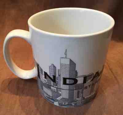 Large STARBUCKS Coffee Mug INDIANAPOLIS 2005 Skyline Barista Series 16 oz.  - Sold on eBay Nov, 26th 2018 for $5.95