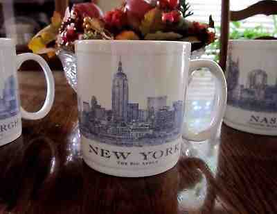 STARBUCKS 2006 NEW YORK SKYLINE ARCHITECTURE MUG 18 oz. - Sold on eBay Nov, 27th 2018 for $12.99