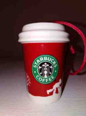Collectible 2006 Starbucks Ceramic Coffee Cup Christmas Ornament - Sold on eBay Nov, 27th 2018 for $3.99