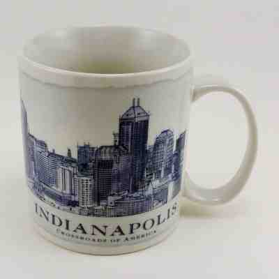 2006 Starbucks Indianapolis Architecture Collector Series City Coffee Cup Mug - Sold on eBay Nov, 26th 2018 for $22.39