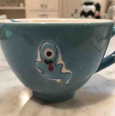 STARBUCKS 2006 12 OZ COFFEE MUG TEA CUP  Used BLUE BOO HALLOWEEN GHOST - Sold on eBay Nov, 26th 2018 for $10.00
