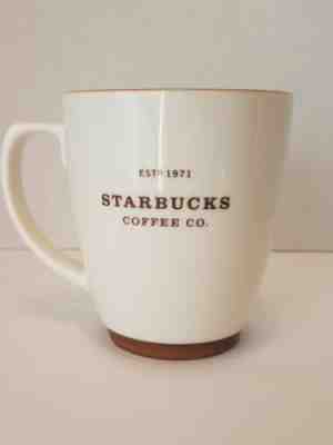 Starbucks Coffee Mug 2006 Oversized Brown White - Sold on eBay Nov, 26th 2018 for $6.30