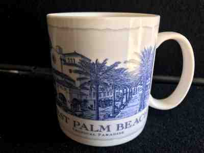 Starbucks Coffee Cup Mug 18 oz CITY OF WEST PALM BEACH TROPICAL PARADISE 2007  - Sold on eBay Nov, 27th 2018 for $8.99