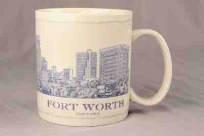Starbucks Fort Worth Texas Cowtown Skyline 2007 Architect Series Coffee Mug Cup - Sold on eBay Nov, 27th 2018 for $14.99